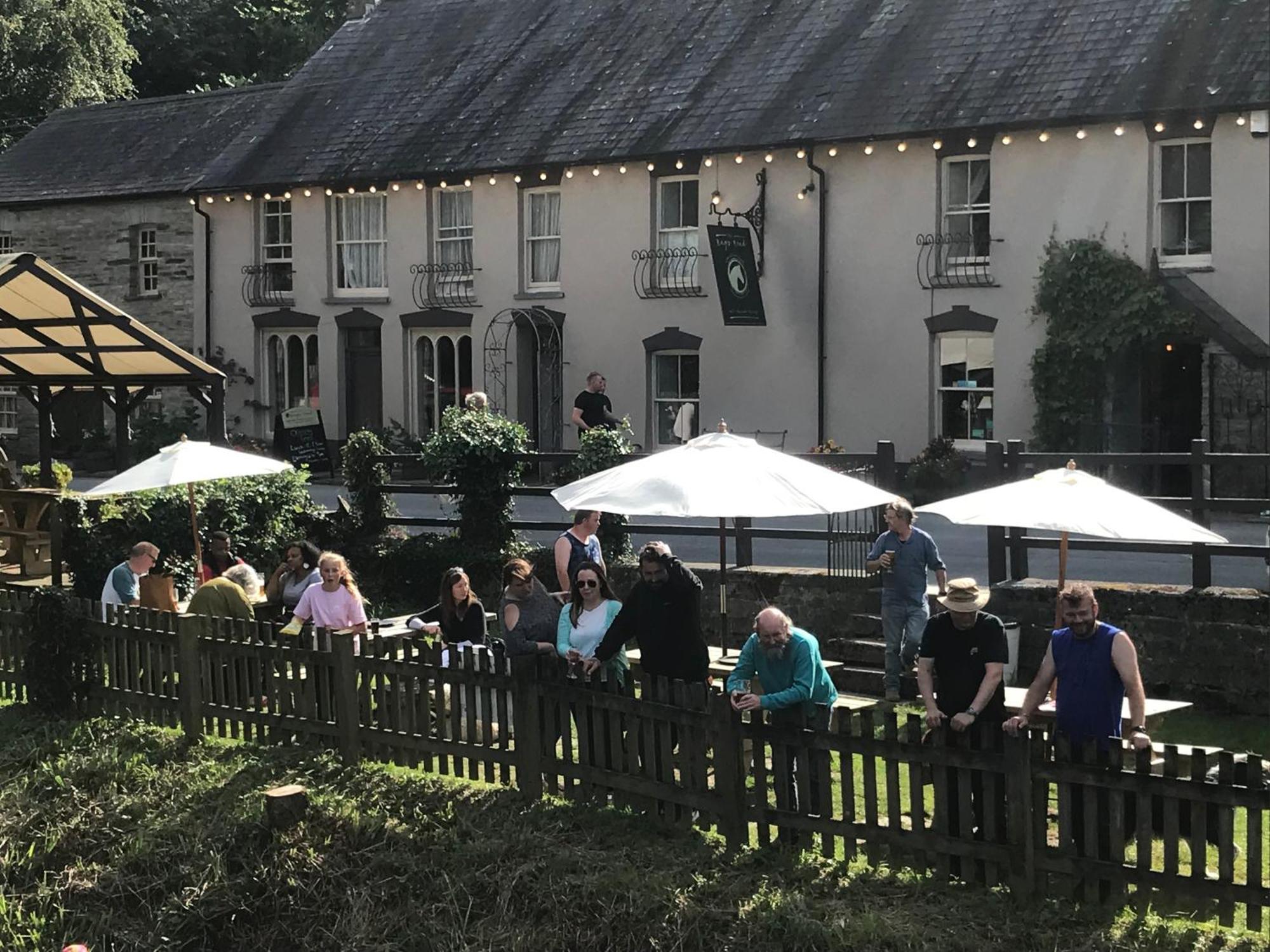 The Nags Head Inn Abercych Bagian luar foto